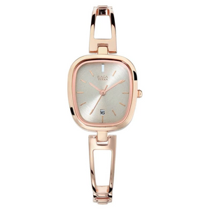 Titan Raga Viva Grey Dial Analog Gold watch for Women - 2604WM01 - KRISHNA WATCH COMPANY