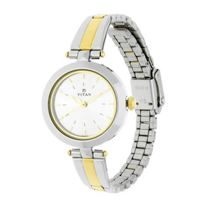 Titan Karishma Silver Dial Women Watch - 2574BM01 - KRISHNA WATCH COMPANY