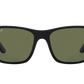 RAY-BAN HIGHSTREET INJECTED SQUARE MAN SUNGLASS 0RB4349 I601/9A 56