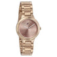 Fastrack Pulse Quartz Analog Pink Dial Stainless Steel Strap Watch for Girls 6150wm01