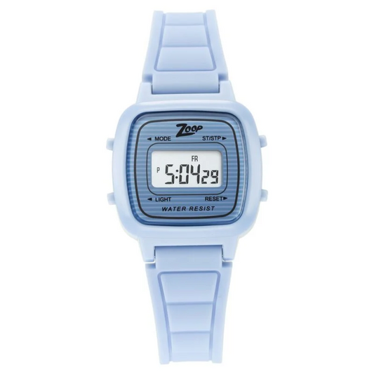 Zoop By Titan Digital Blue Dial Plastic Strap Watch for Kids NR16017PP02