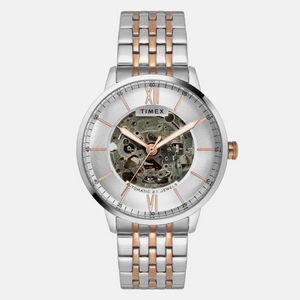 Timex E Class Male Silver Analog Stainless Steel Watch TWEG23503 - KRISHNA WATCH COMPANY