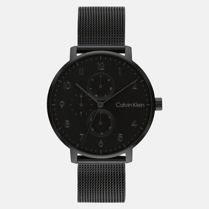 Calvin Klein Stun Unisex Black Analog Mesh Watch 25200401 - KRISHNA WATCH COMPANY