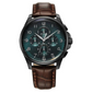 Titan Classic Chrono Blue Dial Quartz Multifunction Leather Strap watch for Men 90169NL01