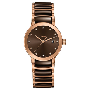 RADO Centrix Diamonds Watch for Women R30555724 - KRISHNA WATCH COMPANY