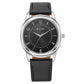 Titan Karishma Zing Quartz Analog Black Dial Leather Strap Watch for Men 1638SL02