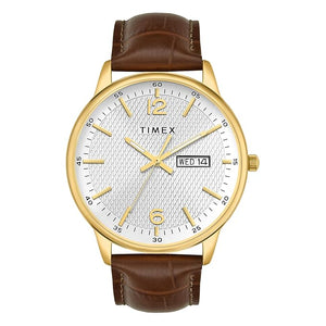 TIMEX Trendline Silver Round Dial Analog Men's Watch - TWTG12109 - KRISHNA WATCH COMPANY