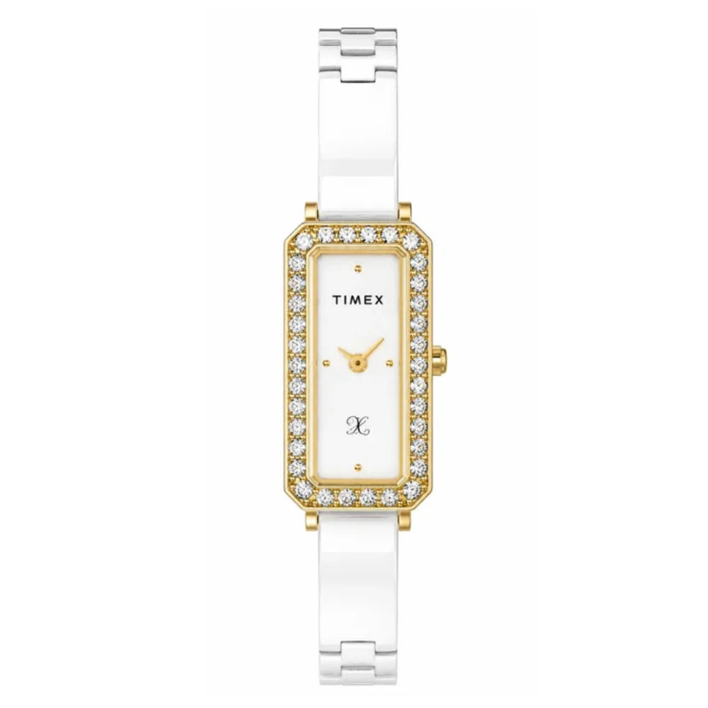 Timex White Dial Women's Watch - TWEL28101