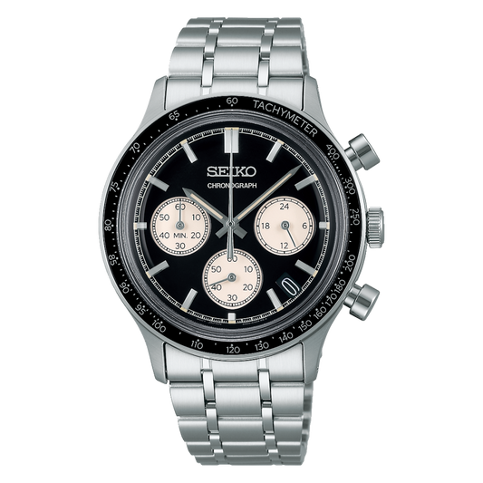 Seiko Men's watch SPORT quartz chronograph in steel SSB479P1
