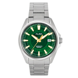Alba Green Skeleton Dial Watch AU4027X1 - KRISHNA WATCH COMPANY