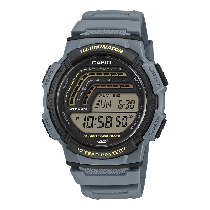 CASIO MENS RESIN WS-1800-2AVDF - A2533 - KRISHNA WATCH COMPANY