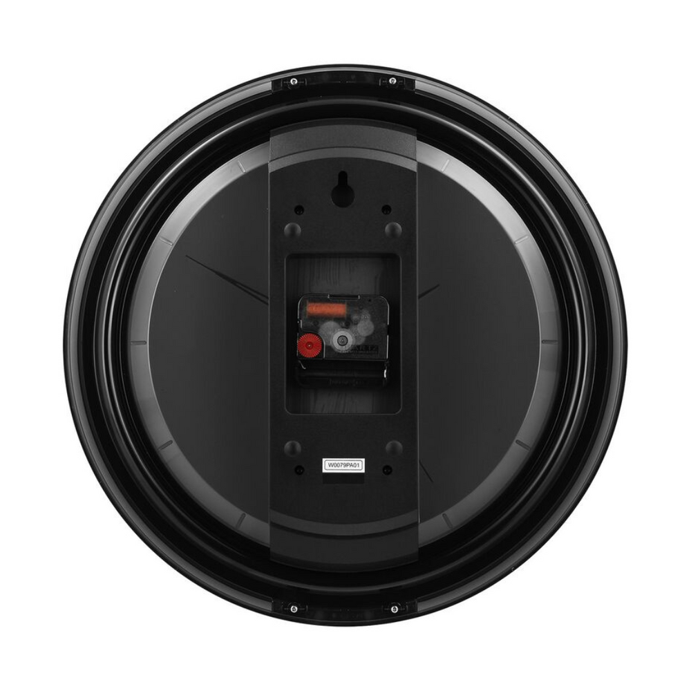 Titan Contemporary Black Wall Clock W0079PA01 - KRISHNA WATCH COMPANY