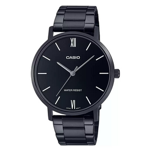 Casio ENTICER Black Analog - Men's Watch MTP-VT01B-1BUDF - A1973 - KRISHNA WATCH COMPANY