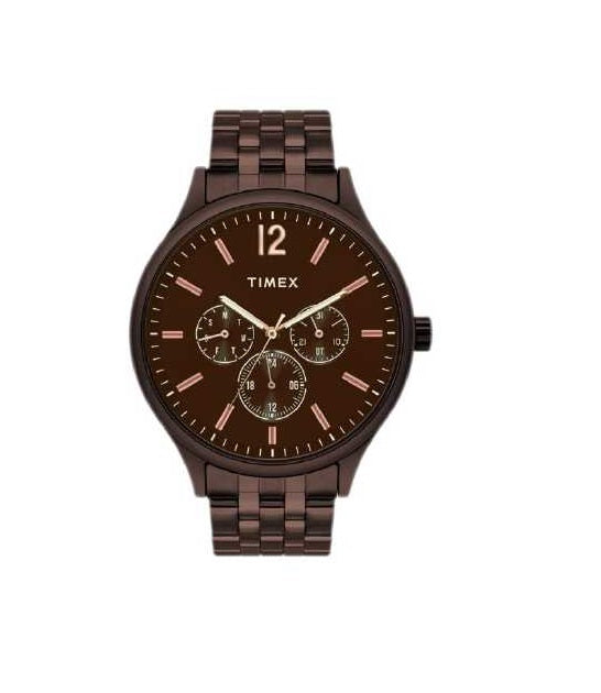 Timex Men Full Brown Brown Dial Brown Bracelet Analog Watch