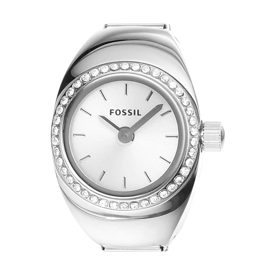 FOSSIL Watch Ring Two-Hand Stainless Steel ES5321