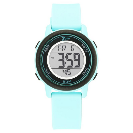 Zoop By Titan Digital Dial Silicone Strap Watch for Kids NR16015PP03