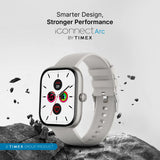 Timex iConnect Arc 2.01 inches (5.1 cm) Display with BT Calling Smartwatch For Unisex - TWIXW1402T - KRISHNA WATCH COMPANY