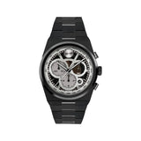 Movado Bold Men Quartz Black & Grey Dial Chronograph Stainless Steel Watch 3601184