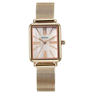 Titan Slimline Quartz Analog Watch for Women - 95181WM01 - KRISHNA WATCH COMPANY