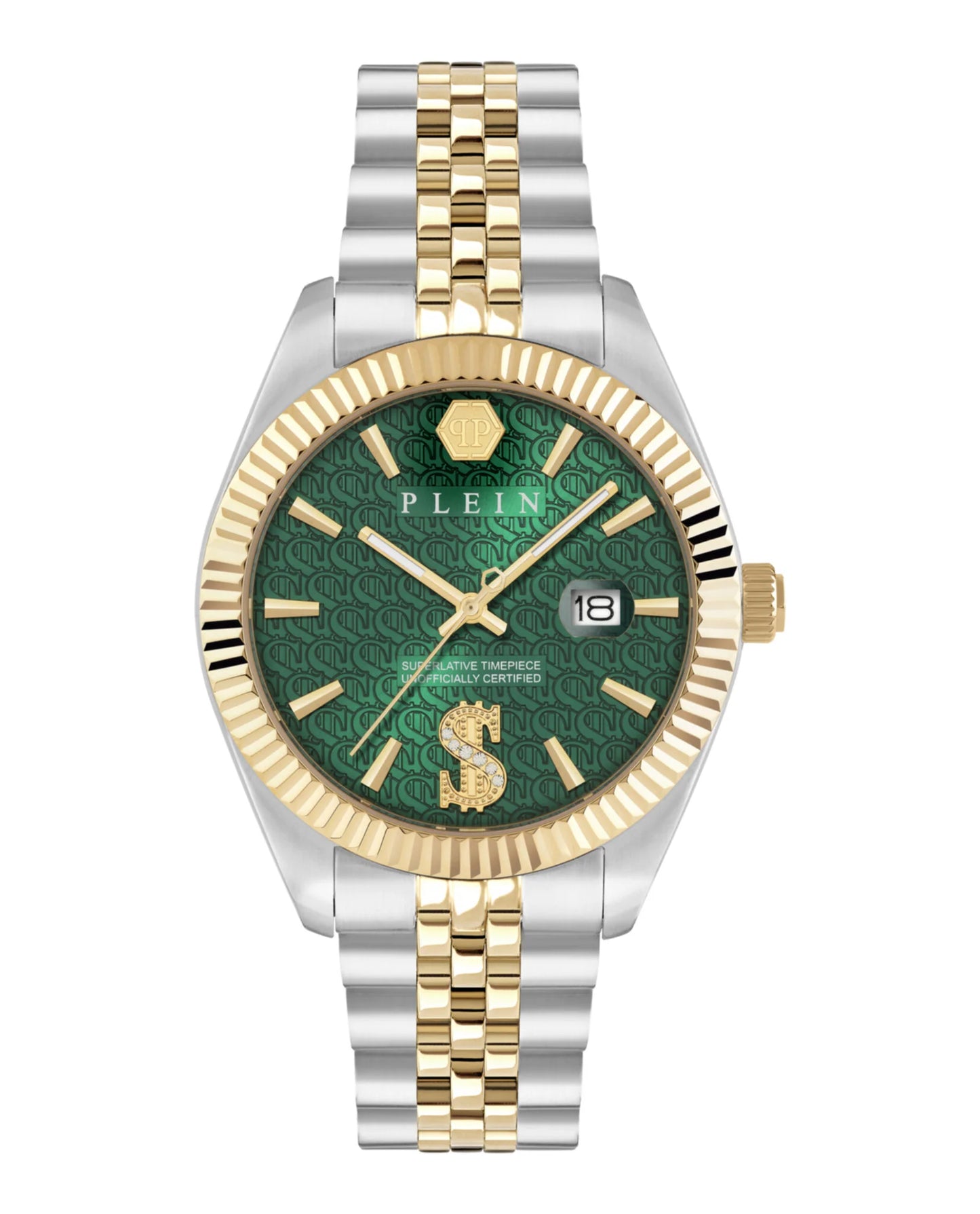 PHILIPP PLEIN Date Superlative Crystal Watch PWMFA0825