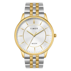 TIMEX Classics Silver Round Dial Analog Mens Watch - TWTG12103 - KRISHNA WATCH COMPANY