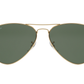 Ray-Ban Unisex UV Protected Green Lens Pilot Sunglasses - 0RB3025I L0205 58