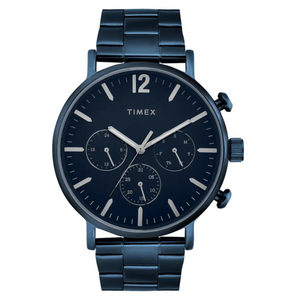 Timex Men Blue Round Multifunction Dial Watch - TWEG20028 - KRISHNA WATCH COMPANY