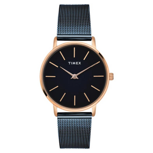 Timex Women Black Round Analog Dial Watch- TWEL15611 - KRISHNA WATCH COMPANY