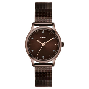Timex Women Brown Round Analog Dial Watch - TWOTL8718 - KRISHNA WATCH COMPANY