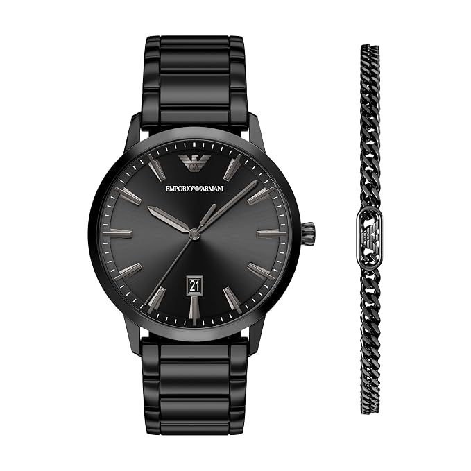 Emporio Armani Quartz Men 43 mm AR80089SET with Bracelet
