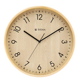Titan Wooden Wall Clock with Dark Brown Dial - W0023WA02A