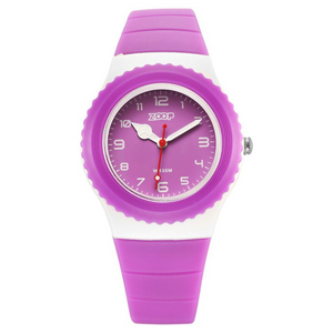 Zoop By Titan Sport Quartz Analog Purple Dial Polyurethane Strap Kids Watch 16031PP02W - KRISHNA WATCH COMPANY