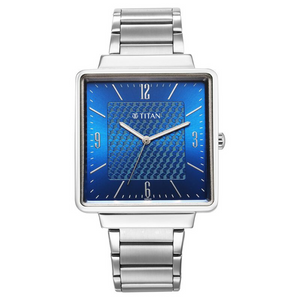 Titan Karishma Blue Dial Watch for Men 10005SM01 - KRISHNA WATCH COMPANY