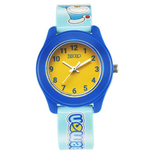 Zoop By Titan Doraemon Quartz Analog Yellow Dial Polyurethane Strap Kids Watch 26019PP36W - KRISHNA WATCH COMPANY