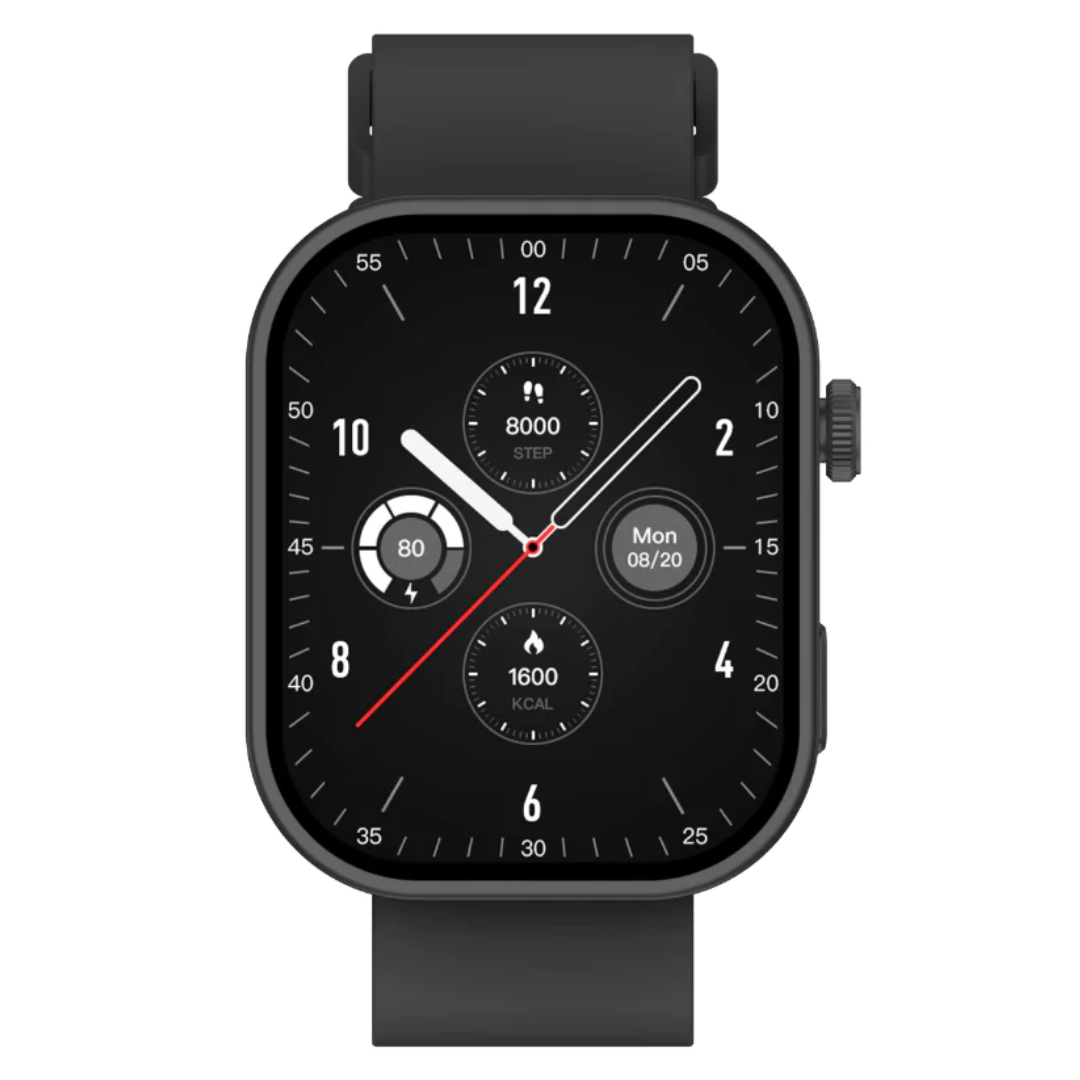 Timex IConnect Gen+ Smartwatch|2.01" TFT Display With 240x296 Pixel Resolution|Rotational Crown|Single Sync Bluetooth Calling|AI Voice Assist|100+ Sports Modes|200+ Watchfaces|Upto 7 Days Battery(Normal Usage) - TWIXW301T