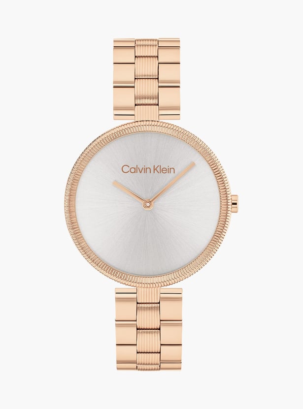 Calvin Klein Women Quartz Grey Dial Analog Stainless Steel Watch 25100013