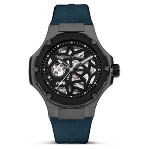 Cerruti 1881 Black Dial Silicone Strap Watch for Men CECIWGR0007102W - KRISHNA WATCH COMPANY