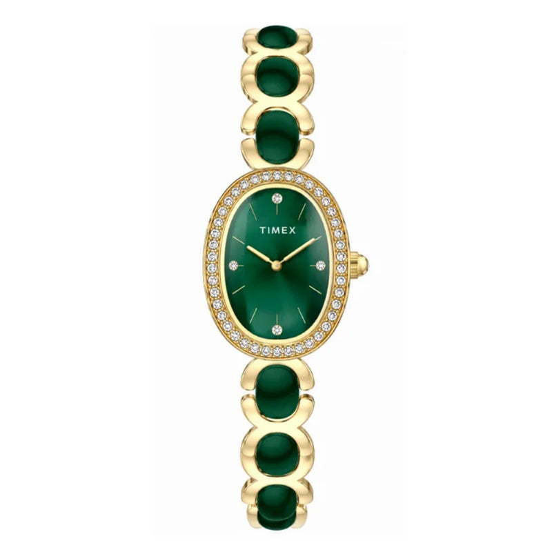 Timex Green Dial Women's Watch - TWEL28201