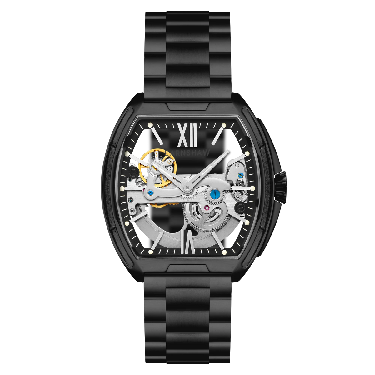 Earnshaw Knightsbridge Black Dial Men's Watch ES-8316-22 - KRISHNA WATCH COMPANY