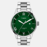 Timex E Class Male Green Analog Stainless Steel Watch TWEG19918