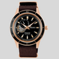 Seiko Presage Male Black Analog Leather Automatic Watch SSA426J1
