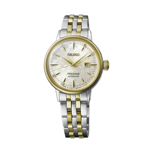 Seiko Presage Cocktail Time ‘White Lady’ Diamond Twist - SRE010J1 - KRISHNA WATCH COMPANY