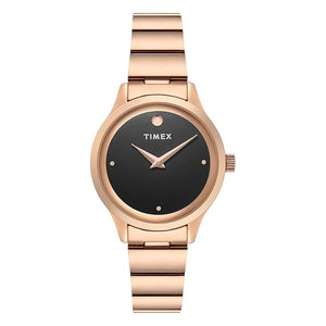 TIMEX Black Round Dial Analog Womens Watch - TWTL13703 - KRISHNA WATCH COMPANY