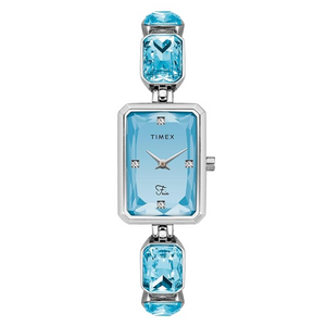 Timex Women Blue Rectangular Analog Dial Watch- TWEL16904 - KRISHNA WATCH COMPANY