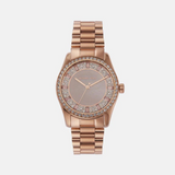 Female Pink Analog Stainless Steel Watch MK7444 - KRISHNA WATCH COMPANY
