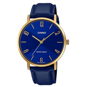 Casio Enticer Men Analog Blue Dial Watch MTP-VT01GL-2B2UDF (A1820) - KRISHNA WATCH COMPANY