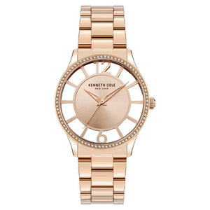 Kenneth Cole Quartz Analog Rose Gold Dial Stainless Steel Strap Watch for Women - NEKCWLG2105603LD - KRISHNA WATCH COMPANY