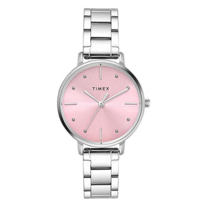 Timex Pink Dial Women's Watch - TWEL15824 - KRISHNA WATCH COMPANY
