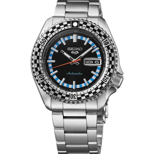 SEIKO Checker Flag Special Edition 5 Sports Automatic Watch for Men SRPK67K1 - KRISHNA WATCH COMPANY