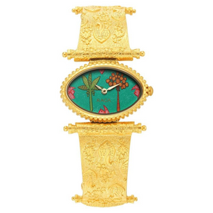 Titan Raga X Masaba Green Dial Women Watch With Metal Strap 95170YM01 - KRISHNA WATCH COMPANY